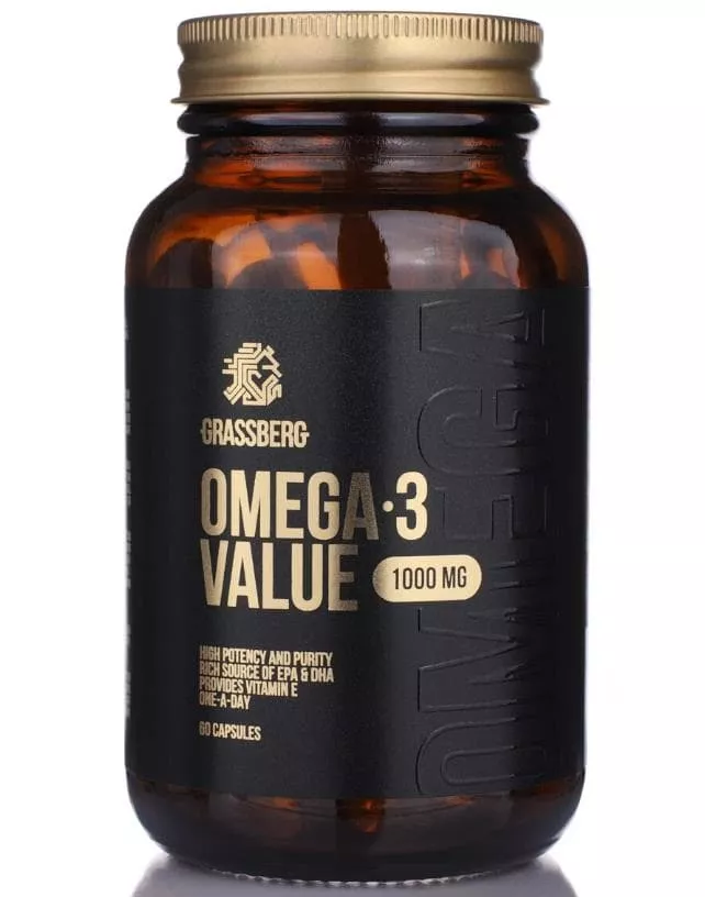 GRASSBERG Omega Value 1000 mg 60 caps