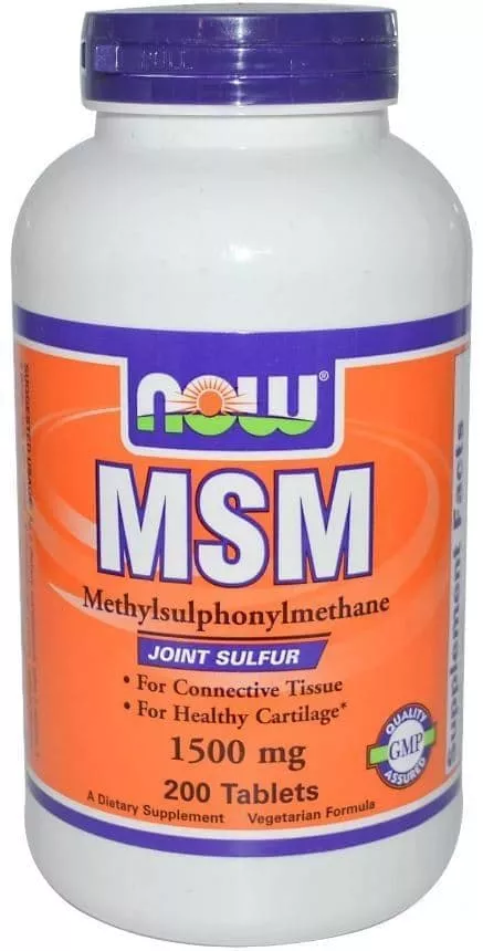 NOW MSM 1500mg 200 tabs