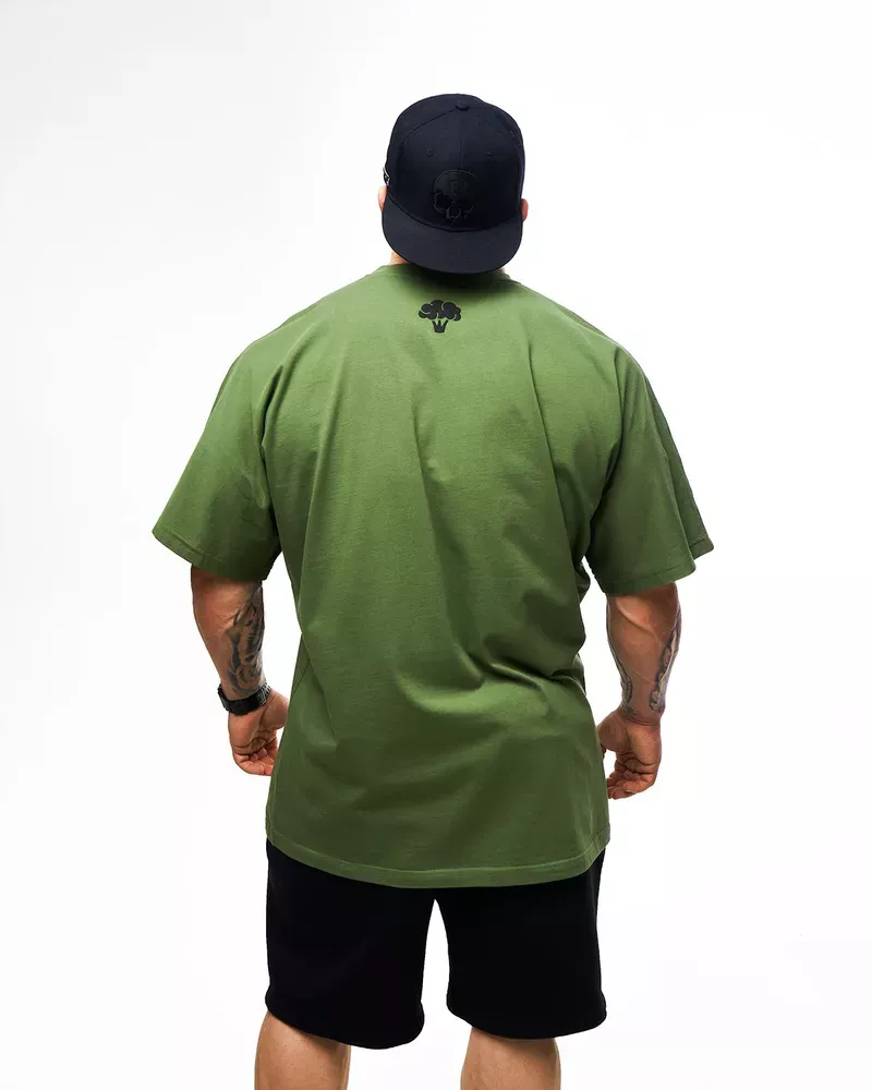 Master of Gains Футболка с Принтом GAIN Зеленая