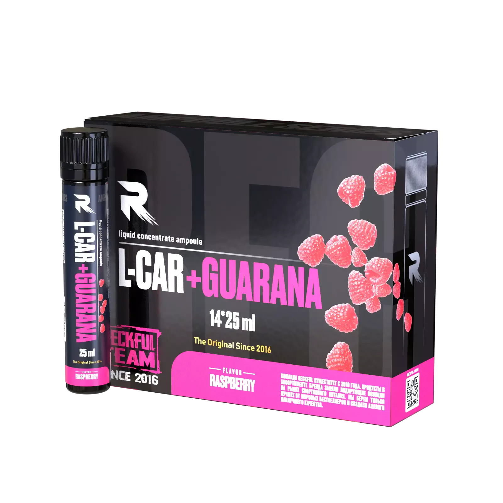 Reckful L-Carnitine+Guarana 4000mg 25 ml 14 шт (Шоу-бокс)