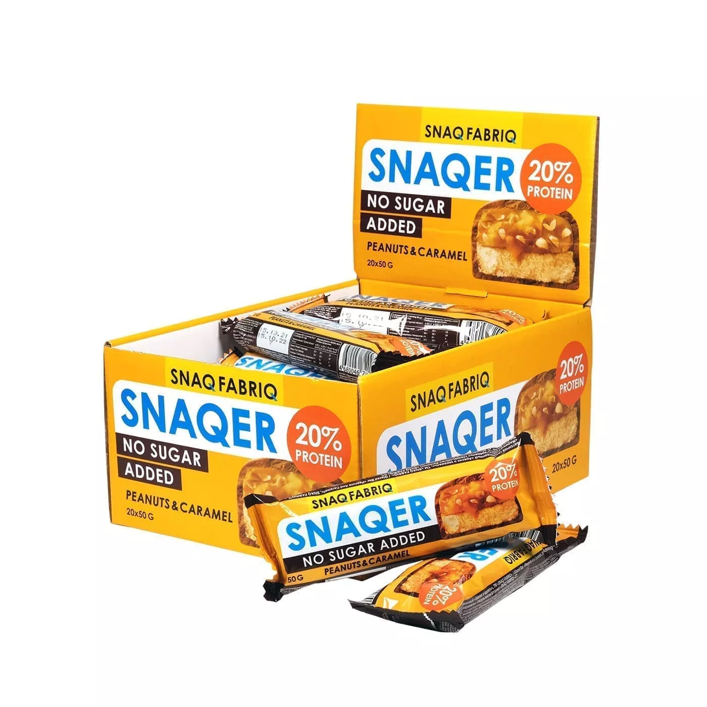 Bombbar SNAQ FABRIQ Батончик глазированный 50g (30х)