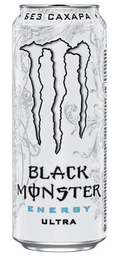 Black Monster Energy Ultra 449 ml