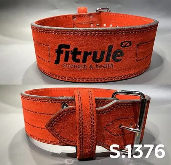 FitRule Ремень Усиленный Красный арт1376 (S)