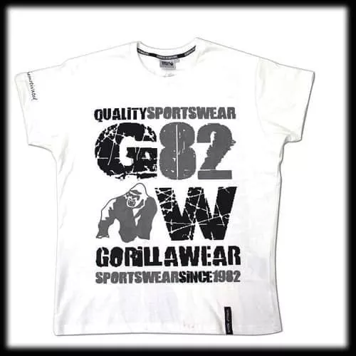 Футболка Gorilla Wear "82 Tee" GW-90501\WH