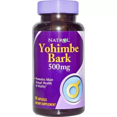 NATROL Yohimbe Bark 500 mg 90 caps