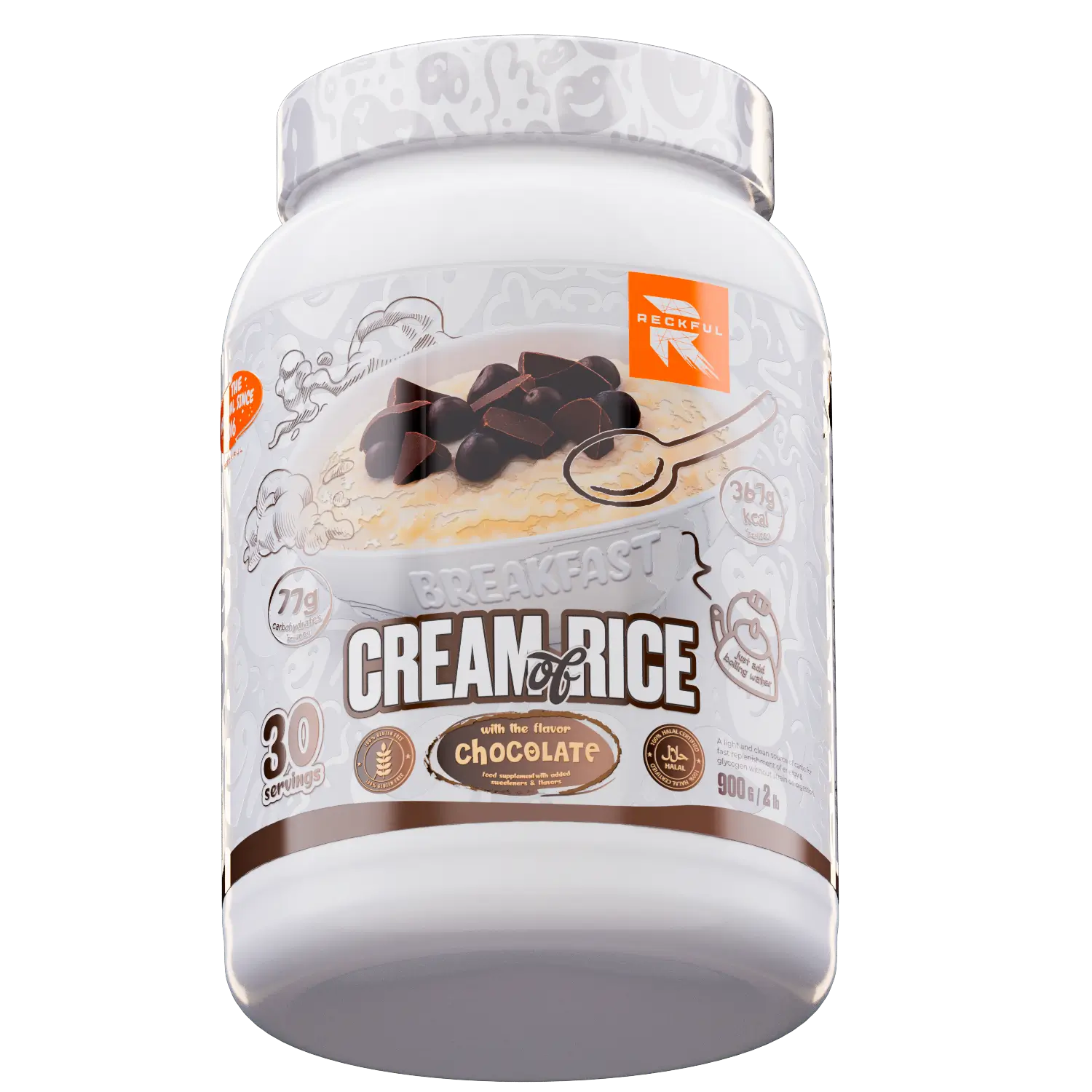 Reckful ® каша Cream of Rice 900g 30 serv Квадропак