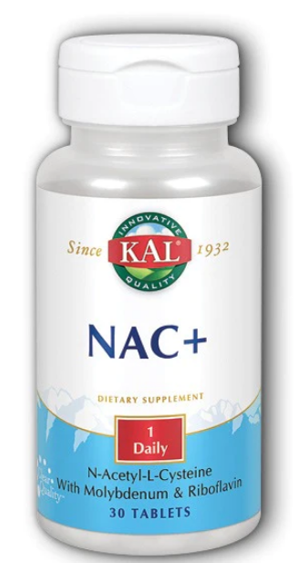 KAL Vitamins NAC+ 600mg 30 tabs
