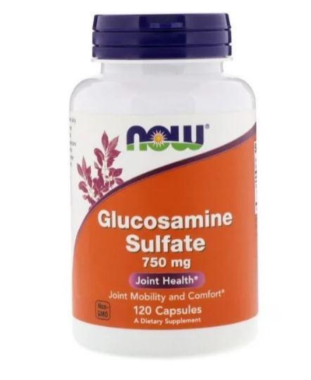 NOW Glucosamine Sulfate 750mg 120 vcaps