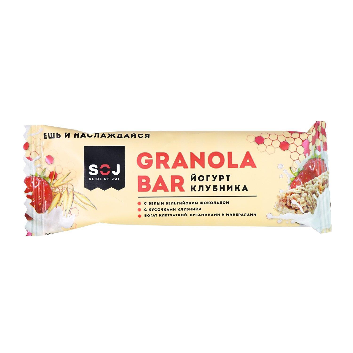 SOJ Злаковый Батончик Granola 40g (х12)