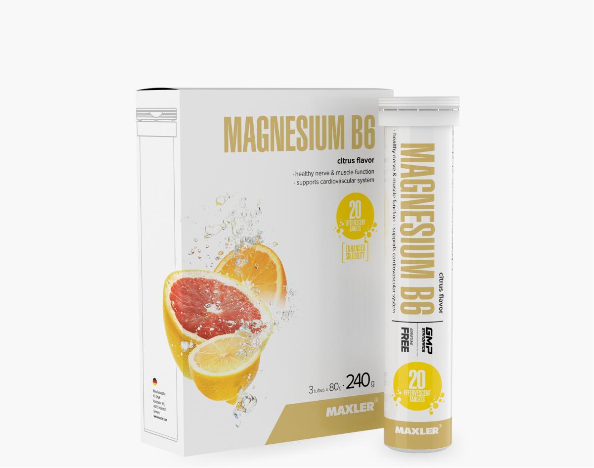 Maxler Magnesium B6 20 eff. tab