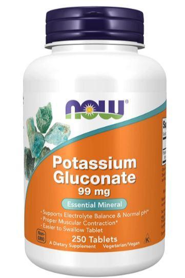 NOW Potassium Gluconate 99 mg 250 tab