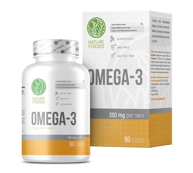 Nature Foods Omega-3 90 caps фото