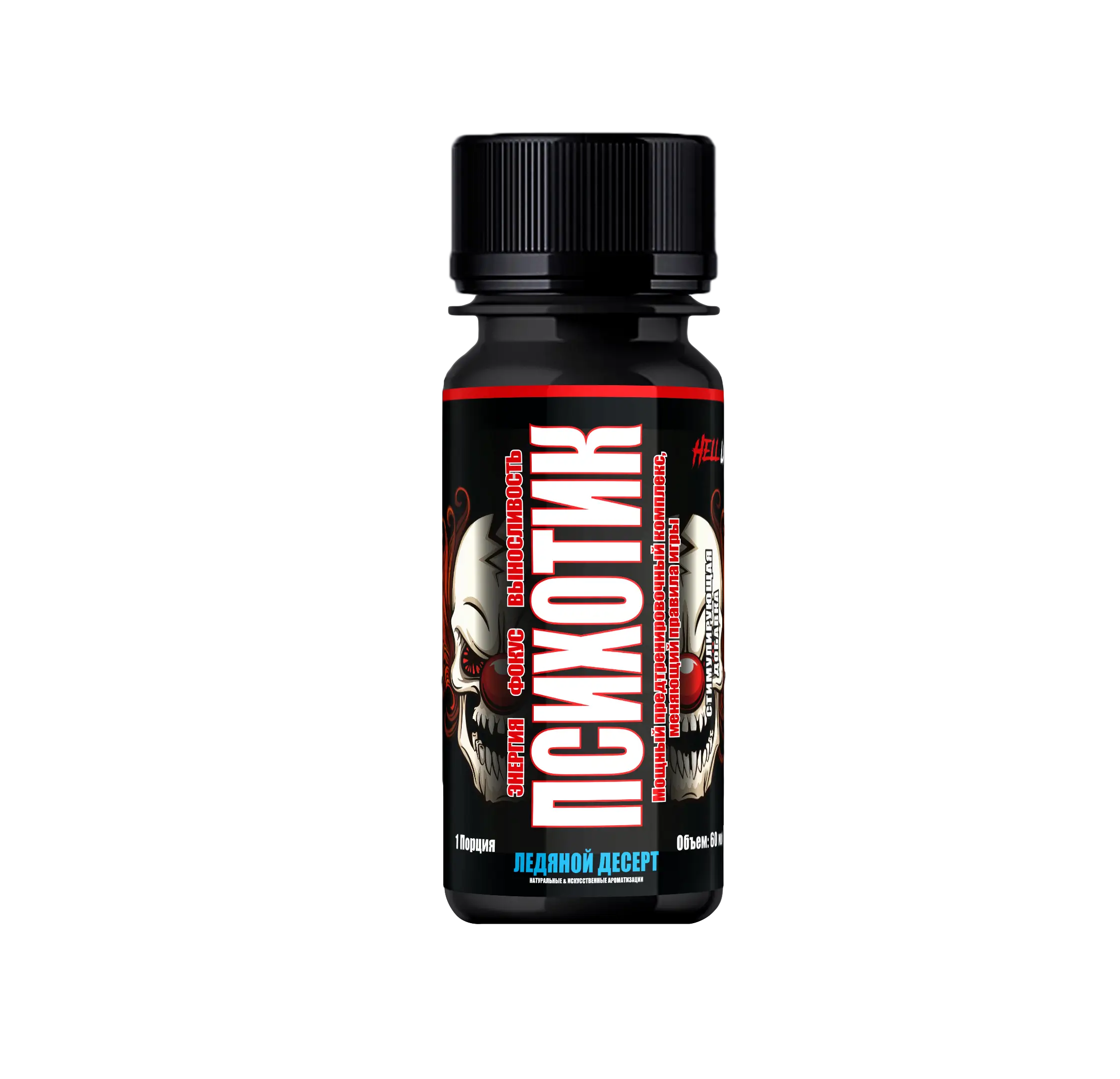 Hell Labs Psychotic Shot 60ml (х12)