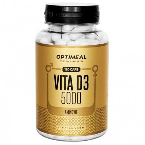 OptiMeal Vitamin D 5000 120 caps фото