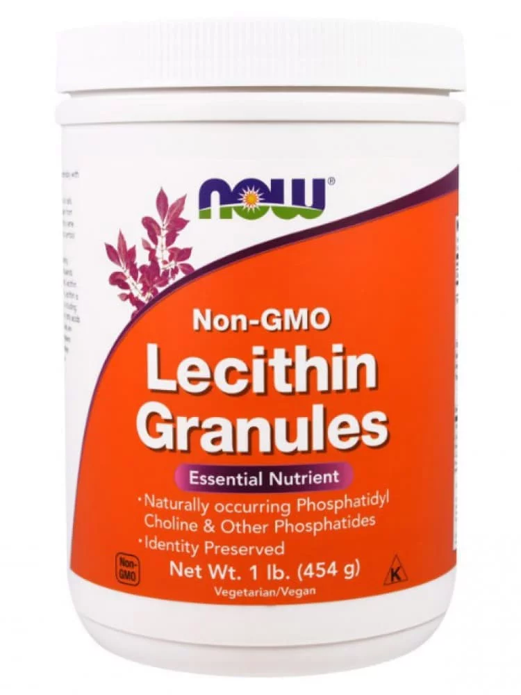 NOW Lecithin Gran Non-GMO 454g фото