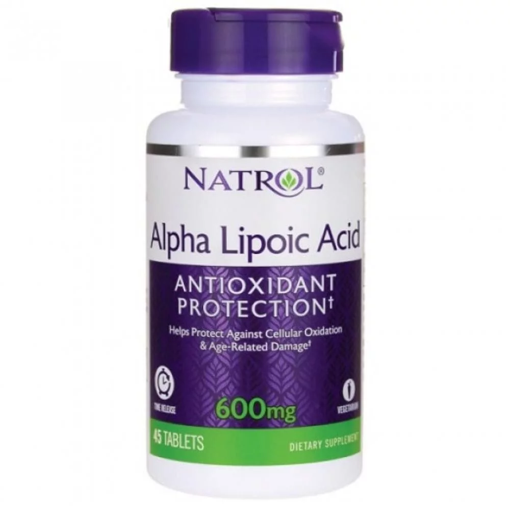 NATROL Alpha Lipolic Acid 600 mg 45 caps фото