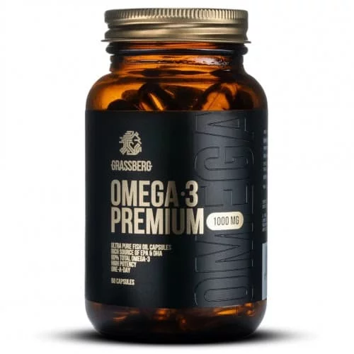 GRASSBERG Omega Premium 1000 mg 60 caps фото